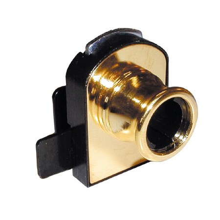 Compx Timberline Timberline Double Glass Door Lock Body Non-Bore Brass Finish CB-375
